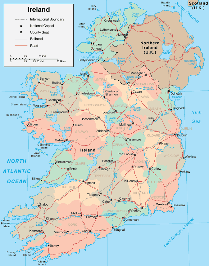 pictures of irelands map